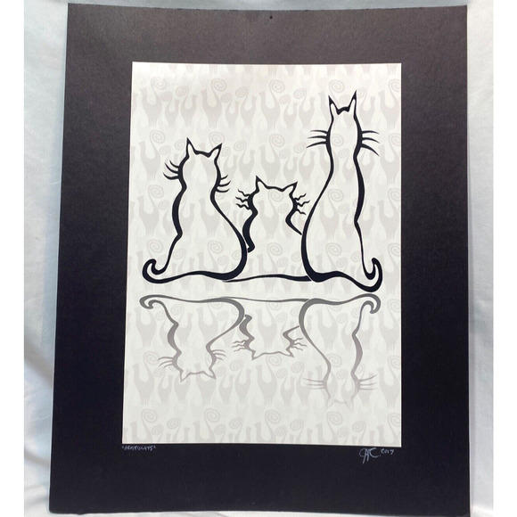 "Aristocats" Signed Print JOHN CONROY 16x20"